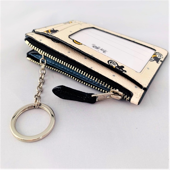 NWT Coach Bee Print ID Skinny Wallet Card Case - Picture 5 of 5